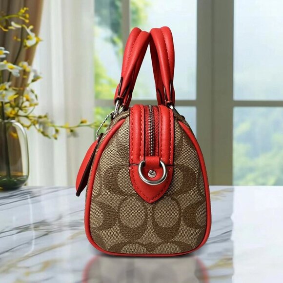 Coach CR338 Mini Rowan Crossbody In Signature Canvas - Picture 4 of 8